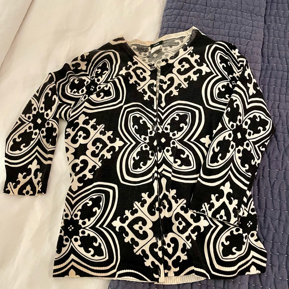 Jcrew button up sweater